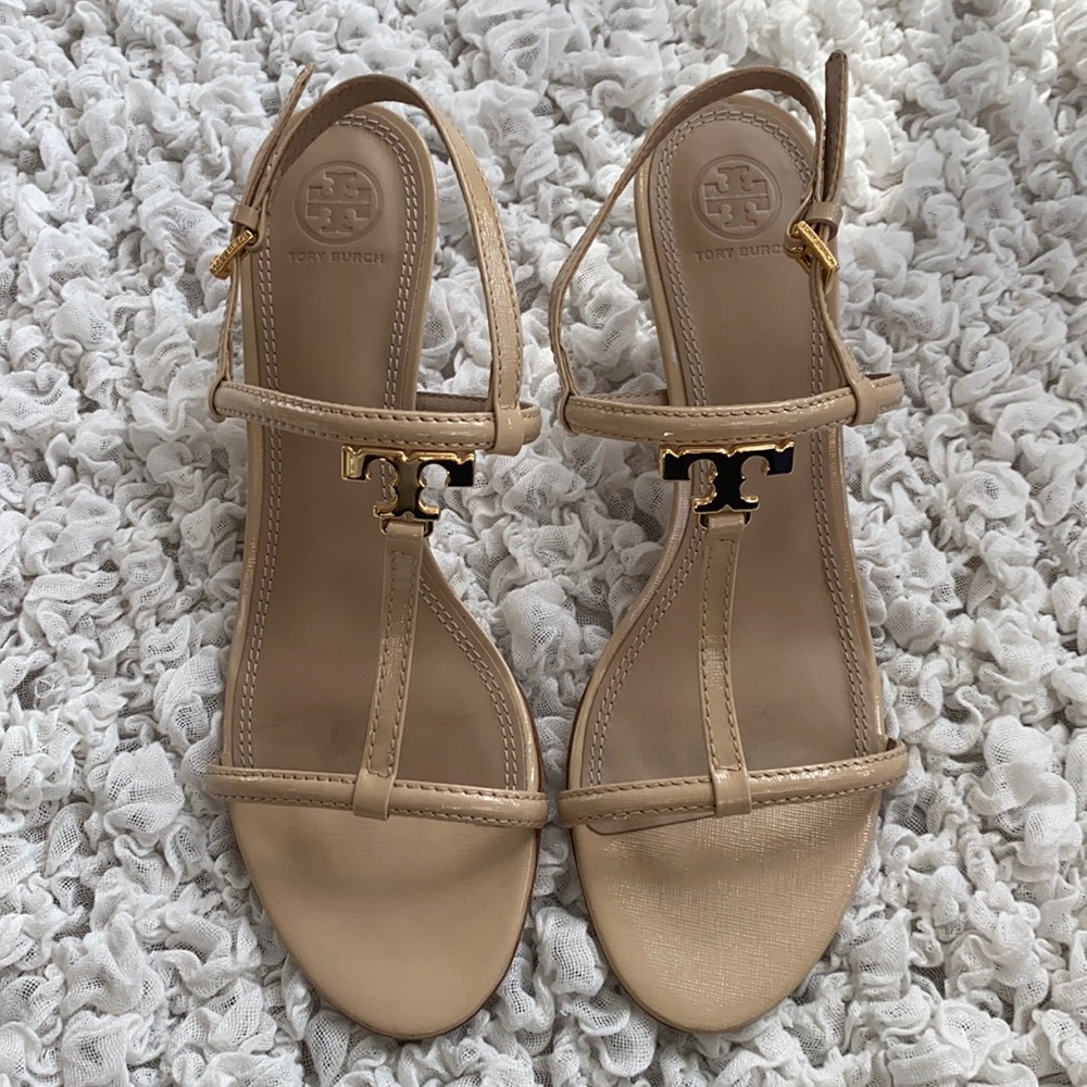 Tory Burch Nude Heels Size 10
